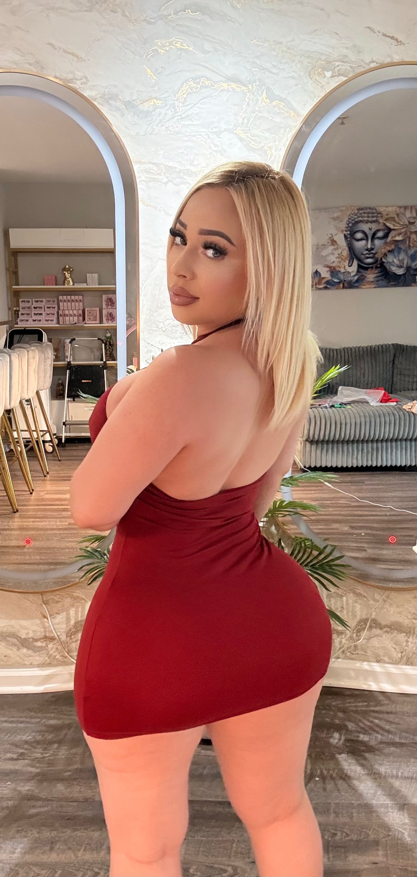 Halter Mini Dress