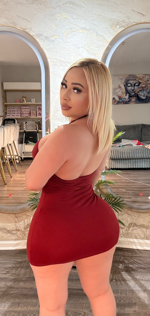 Halter Mini Dress