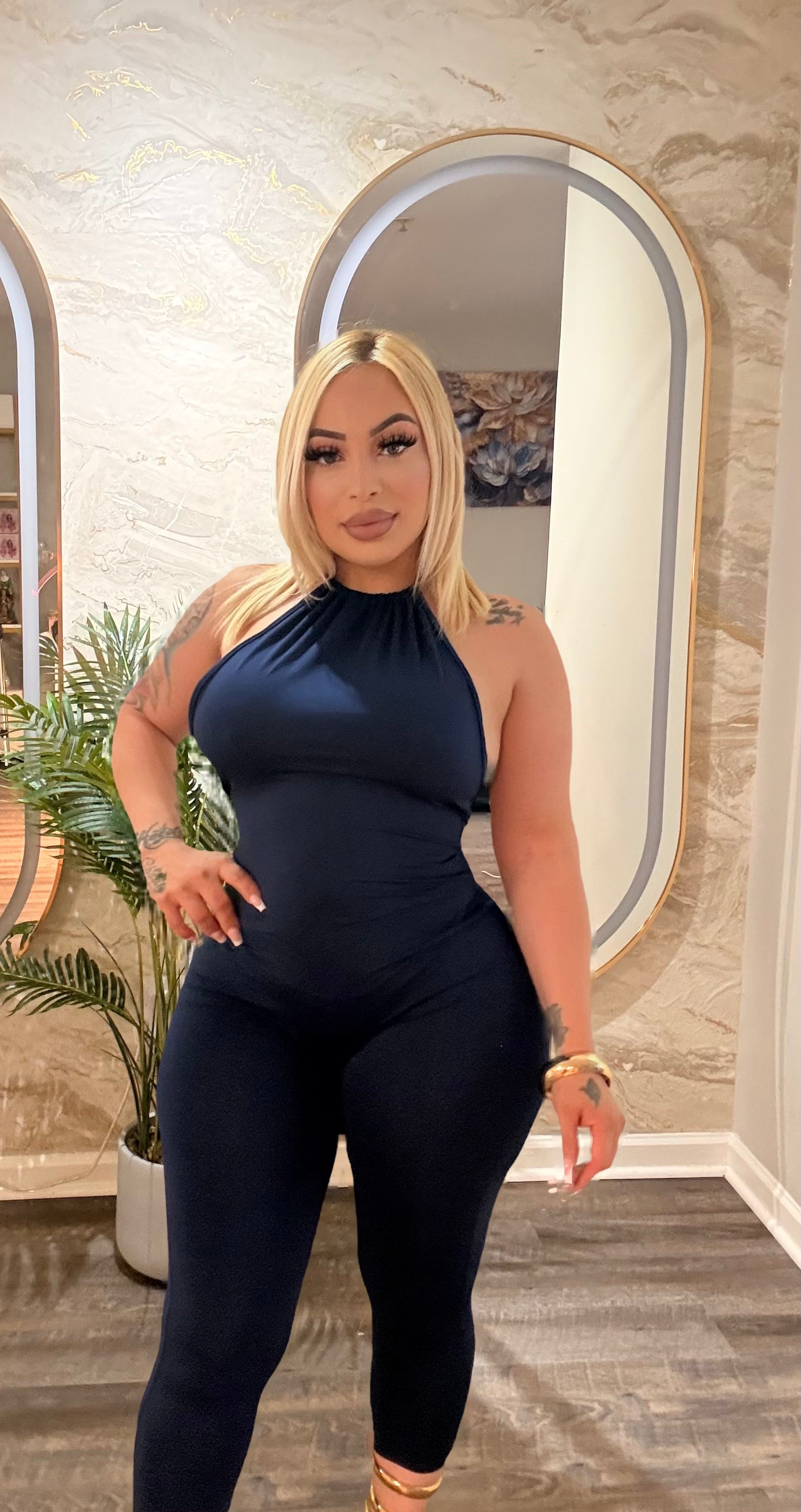 Halter Capri Jumpsuit