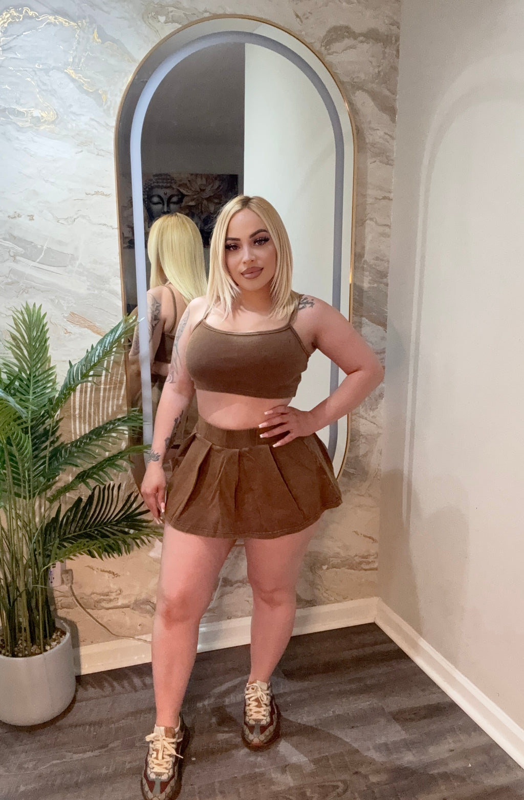 3 Piece Mini Skirt Set